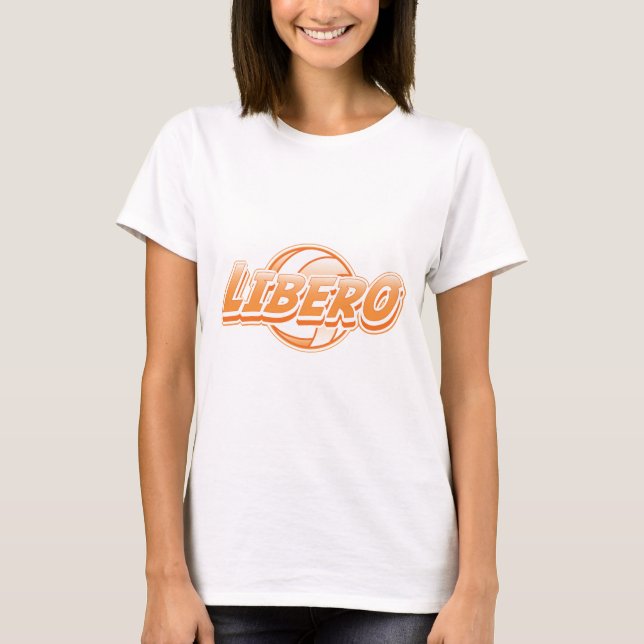 Volleyboll Libero Tee (Framsida)