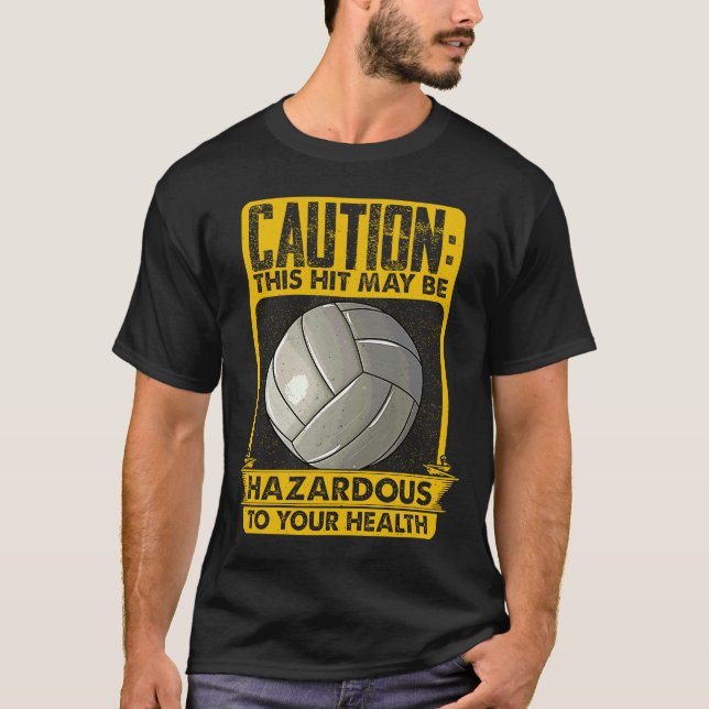 Volleyboll med Ord Womens Sports T Shirt (Framsida)