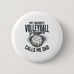 Volleyboll Pappa Min Favoritspelare Kallar Mig Pap Knapp