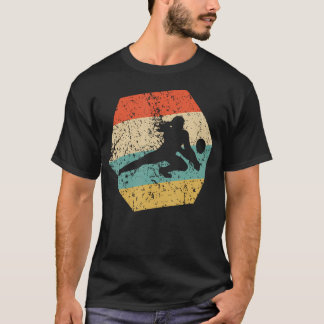 Volleyboll Retro Distressed Hexagon T Shirt