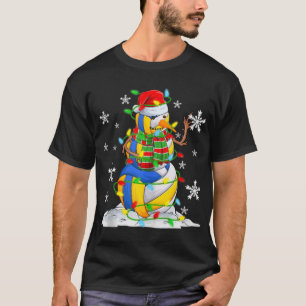 Volleyboll Snemannens julgransljus Xma T Shirt