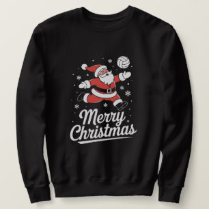 Volleyboll Tomte "God Jul" Lång Ärmad Tröja