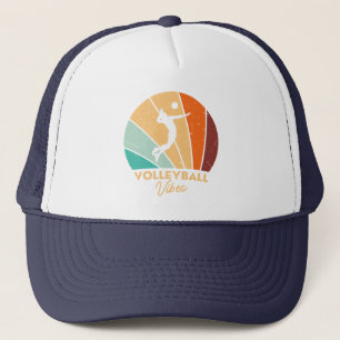 Volleyboll Vintage Retro Volleybollspelare Keps