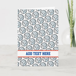 Volleyboll Vit Svart Sportslag Färger Text Kort