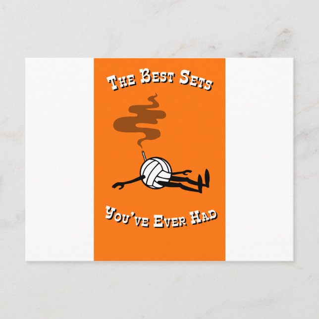 Volleyboll Vykort (Framsida)