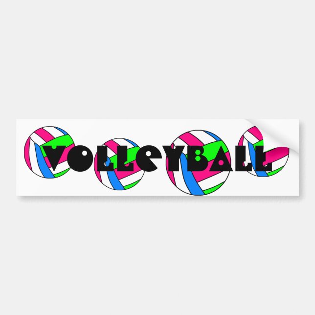 Volleybollbildekal Bildekal (Framsidan)