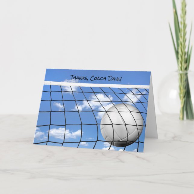 volleybollbuss tack kort (Framsida)