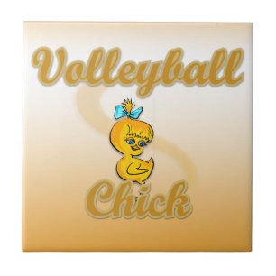 Volleybollchick Kakelplatta
