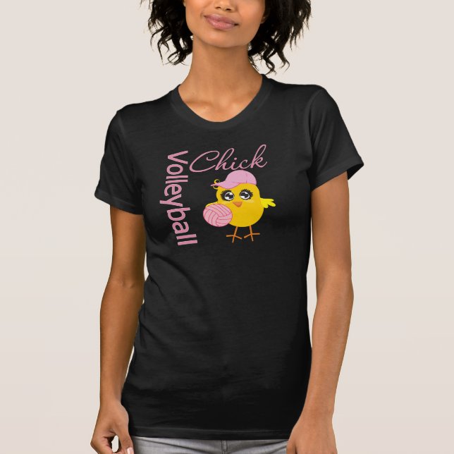 Volleybollchick T Shirt (Framsida)