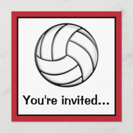 VolleybollEfter-Lek party Inbjudningar