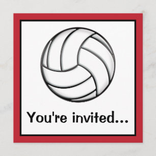 VolleybollEfter-Lek party Inbjudningar
