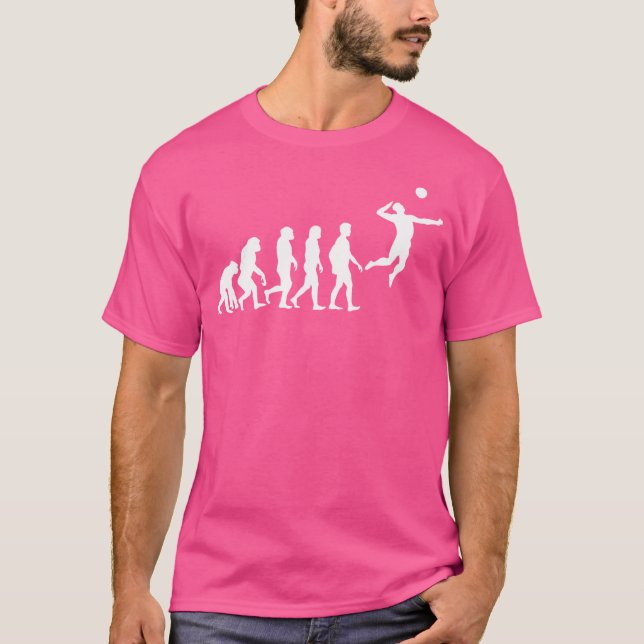Volleybollens utveckling t shirt (Framsida)
