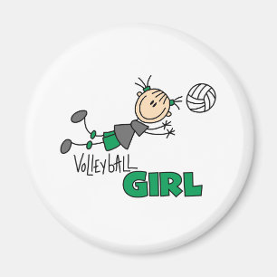Volleybollflicka Magnet