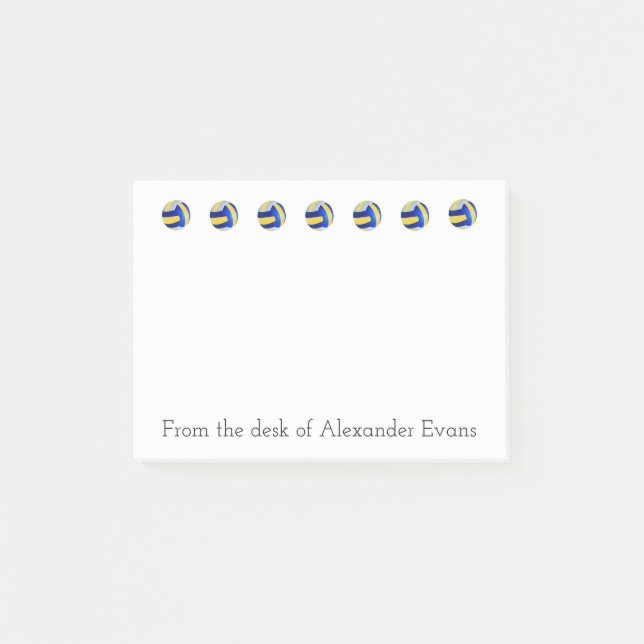 Volleybollgräns Post-it Block (Framsida)