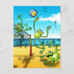 Volleybollgroda Vykort
