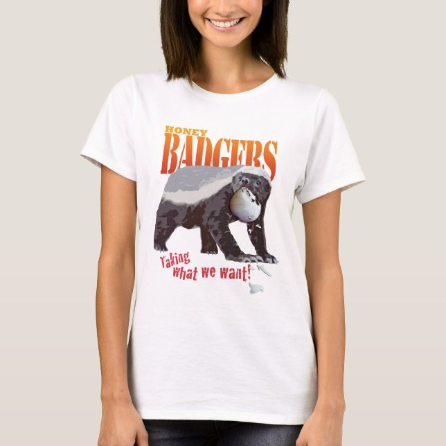 Volleybollhoney badgerT-tröja Tee Shirt (Framsida)