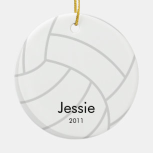 Volleybolljulprydnad Julgransprydnad Keramik