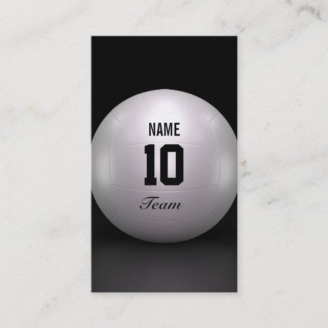 Volleybolllag Visitkort (Framsida)