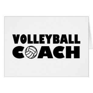 Volleybolllagledare Hälsningskort