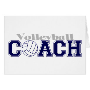 Volleybolllagledare Hälsningskort