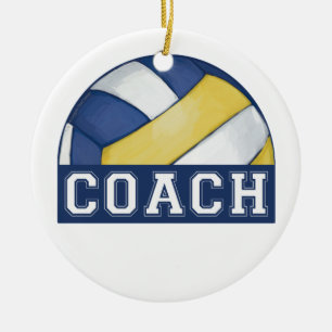 Volleybolllagledare Julgransprydnad Keramik