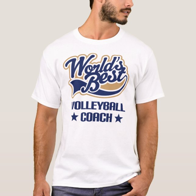 Volleybolllagledaregåva (bäst världar) t-shirt (Framsida)