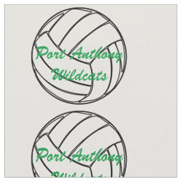 Volleybolllagnamn i grönt tyg