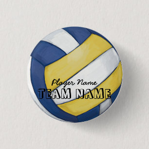 Volleybolllagnamn och numrerar knapp
