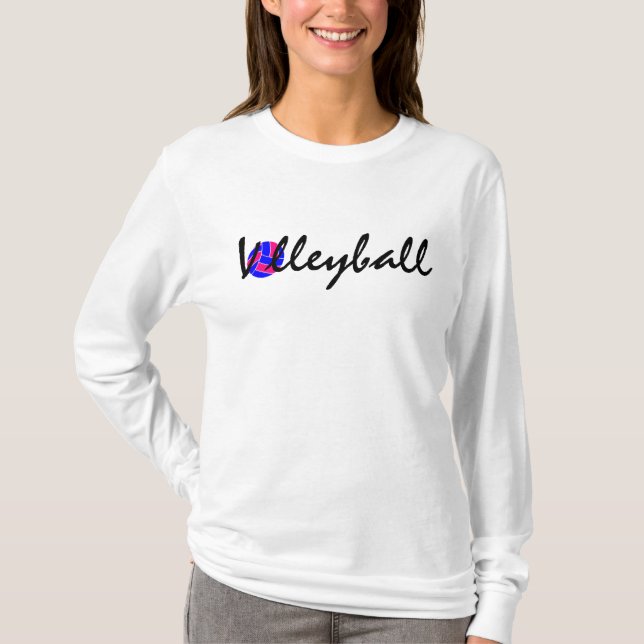 VolleybolllogotypT-tröja [SKRÄDDARSY DEN!], Tröja (Framsida)