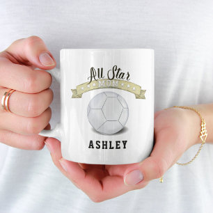 Volleybollmamma All-Star Personlig Kaffe Mugg