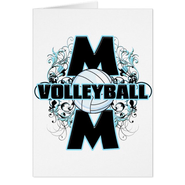 Volleybollmamma (arg) .png hälsningskort (Framsidan)