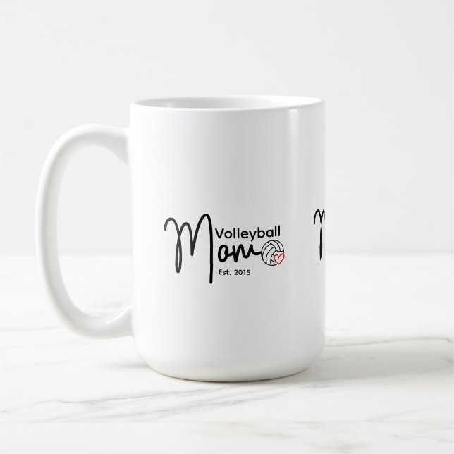 Volleybollmamma Est. Kaffemugg (Vänster)