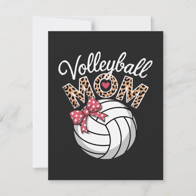 Volleybollmamma Julkort (Framsida)