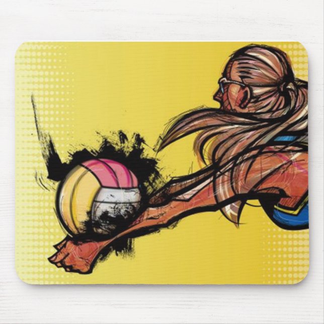 Volleybollmousepad Musmatta (Framsidan)