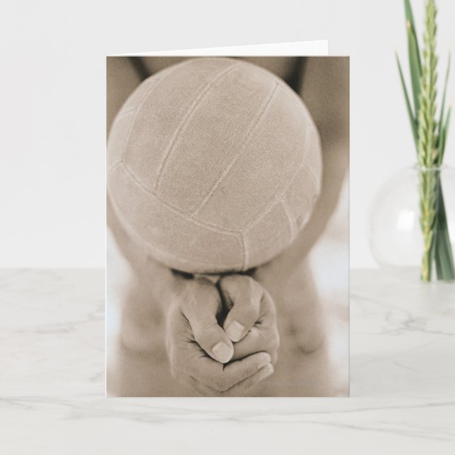 Volleybollnärbild Kort (Framsida)