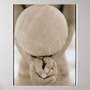 Volleybollnärbild Poster