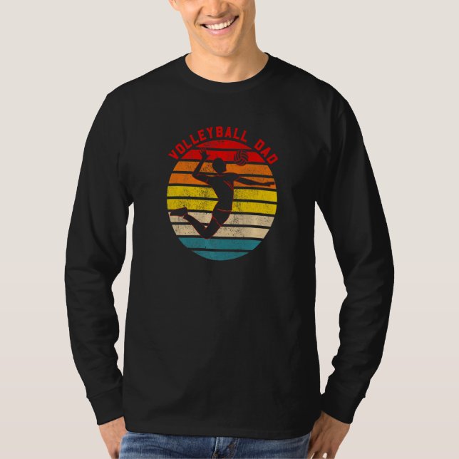 Volleybollpappa T Shirt (Framsida)