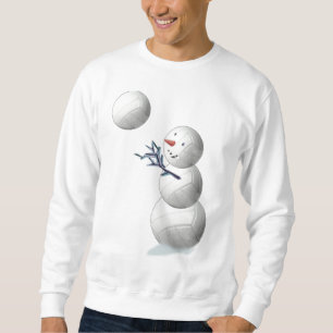 Volleybollsnögubbejul Lång Ärmad Tröja