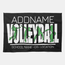 Volleybollspelare LÄGG TILL NAMN Skolans bästa idr Kökshandduk