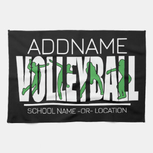 Volleybollspelare LÄGG TILL NAMN Skolans bästa idr Kökshandduk