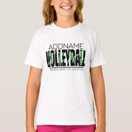 Volleybollspelare LÄGG TILL NAMN Skolans bästa idr T Shirt