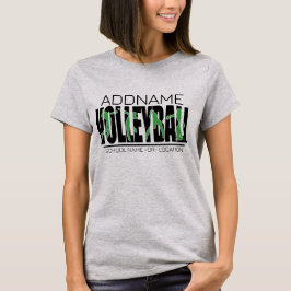 Volleybollspelare LÄGG TILL NAMN Skolans bästa idr T Shirt