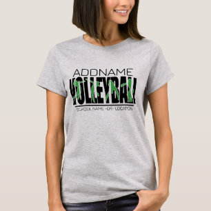 Volleybollspelare LÄGG TILL NAMN Skolans bästa idr T Shirt