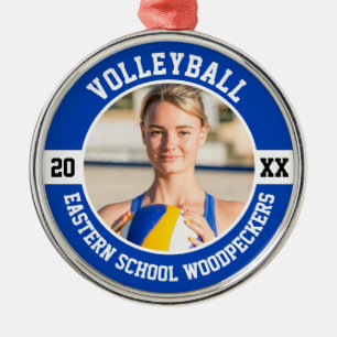 Volleybollspelare Lagsporter Gymnasiet Årskurs 3 Julgransprydnad Metall