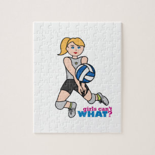 Volleybollspelare - lätt/lång pussel