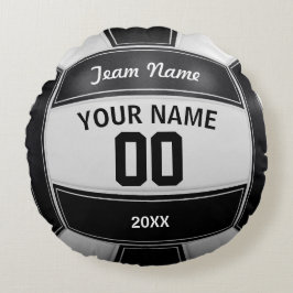 Volleybollspelarens Namn Year Team Black and White Rund Kudde