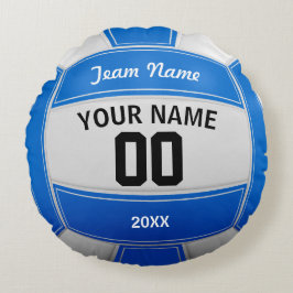 Volleybollspelarens Namn Year Team Blue Rund Kudde
