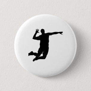 VolleybollspikeSilhouette Knapp
