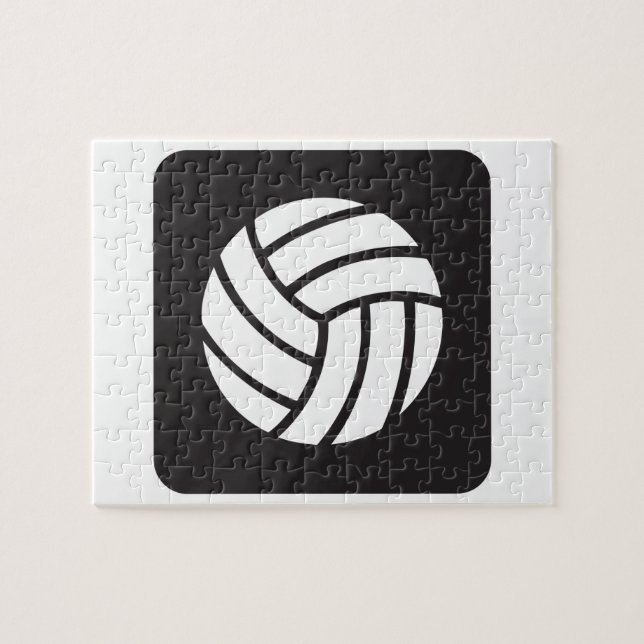 Volleybollsymbol Pussel (Horisontell)