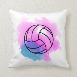 Volleybollvattenfärg Kudde